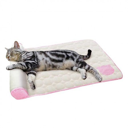 貓用頭枕麻布涼墊