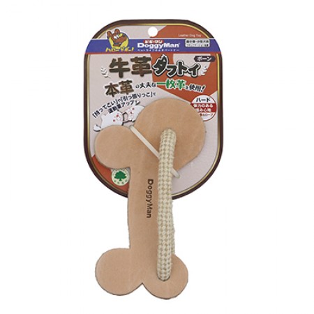 犬用皮革繩結 (骨型)