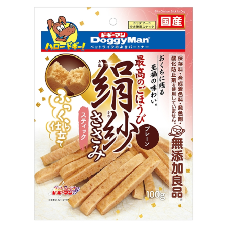 犬用絹紗雞胸肉條-原味 100g