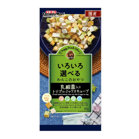 犬用3種混和益菌雞肉塊