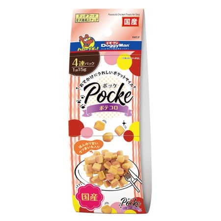 犬用四連方塊馬鈴薯雞肉 60g