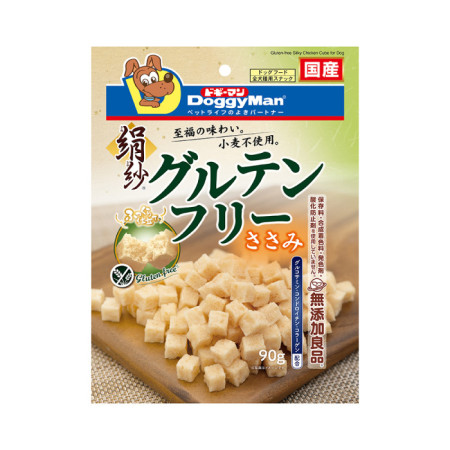 犬用絹紗無麩質雞肉塊 90g