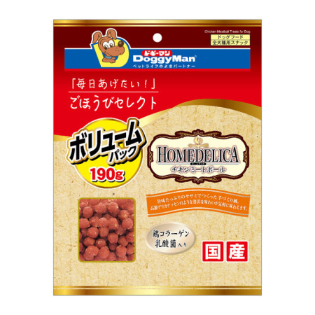 犬用獎勵精選VP雞肉球 190g