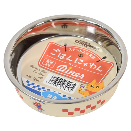 貓咪食堂不銹鋼止滑碗