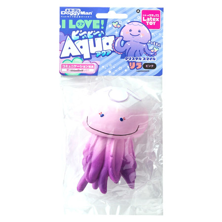 犬用吱吱乳膠玩具-海樂園紫水母