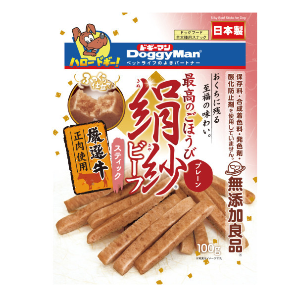 犬用絹紗牛肉條 100g