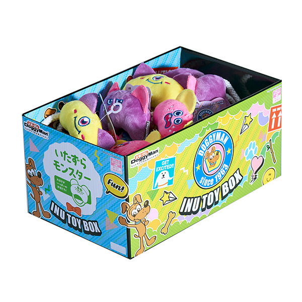 犬用搞怪怪獸造型玩具 (18入/盒)
