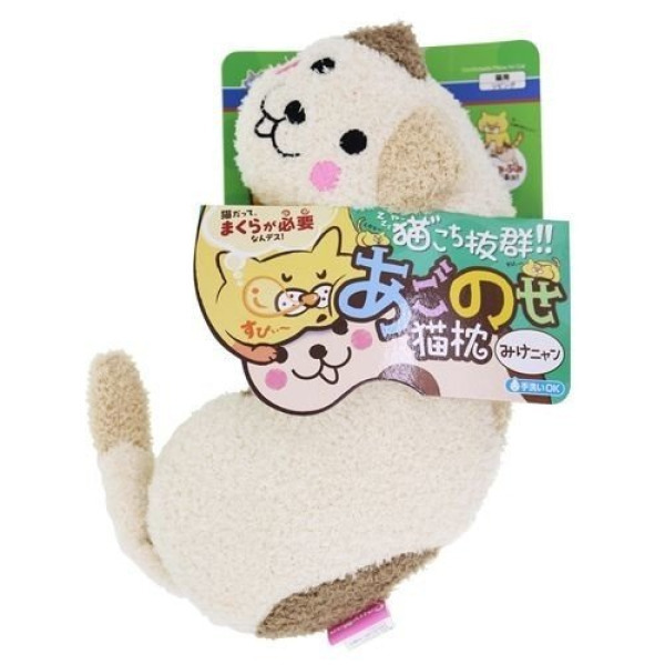 貓用溫馨舒適造型枕-牛奶喵