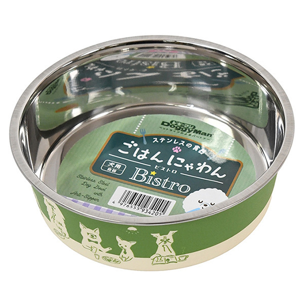 狗狗餐酒館不銹鋼止滑碗 SS