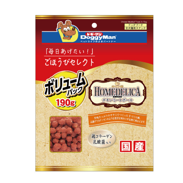 犬用獎勵精選VP雞肉球 190g
