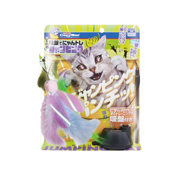 逗貓吸盤玩具 鳥羽閨蜜