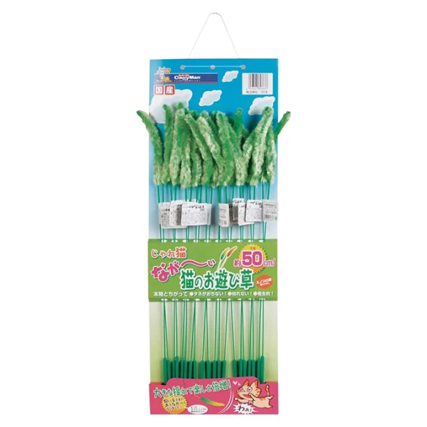 貓用50cm狗尾草綠色逗貓棒-20支裝