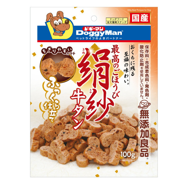 犬用絹紗牛舌塊 100g