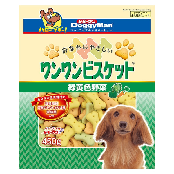 犬用寡糖添加野菜餅乾 450g