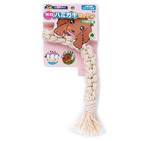 犬用每日潔牙棉繩玩具棒型 S