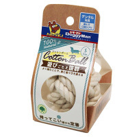 犬用自然素材棉質潔牙遊戲球-S