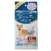犬貓用牛仔藍防側漏紙尿褲(10入)-2L