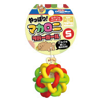 犬用通心粉橡膠球 S